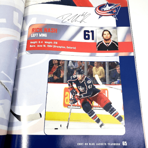 2007- 2008 Blue Jackets NHL Yearbook