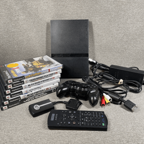 Sony PlayStation 2 Slim SCPH-75001 Console Bundle PS2